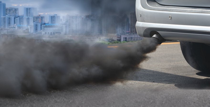 Car Exhaust Black Smoke Emission