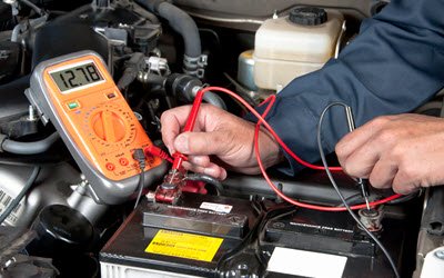 Car Battery Voltage Check
